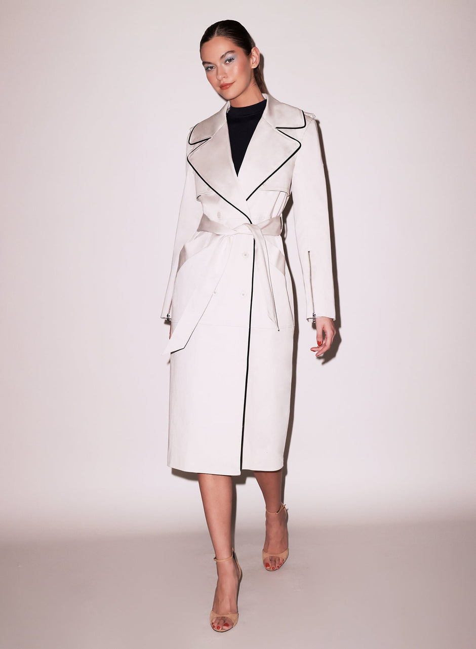Biscotti - Twill Trench | Fleur du Mal - DEMO