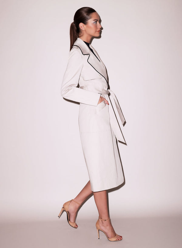 Biscotti - Twill Trench | Fleur du Mal - DEMO