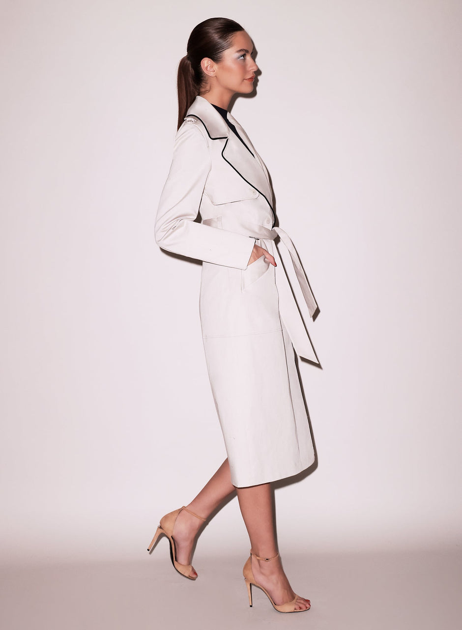 Biscotti - Twill Trench | Fleur du Mal - DEMO