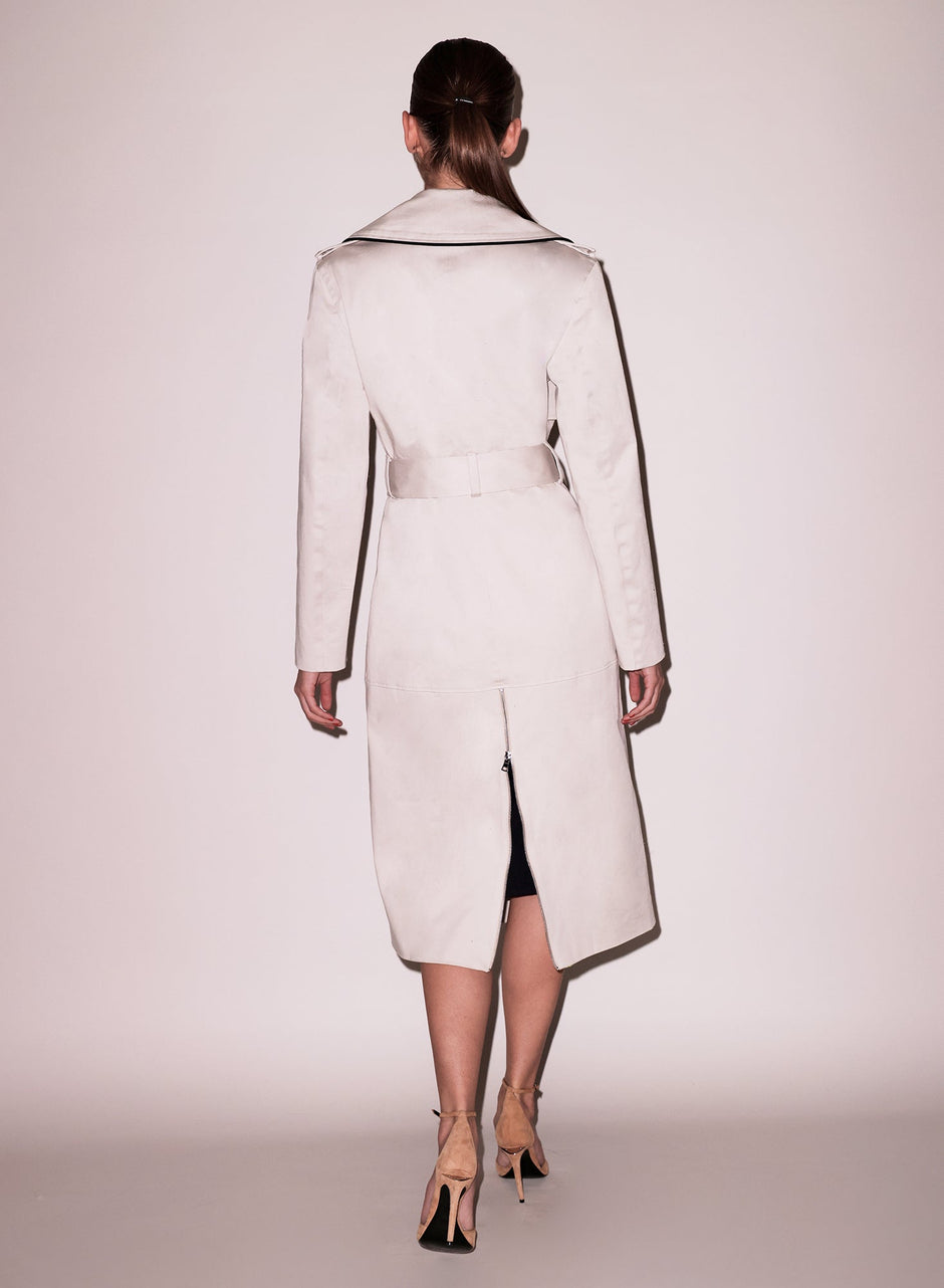 Biscotti - Twill Trench | Fleur du Mal - DEMO