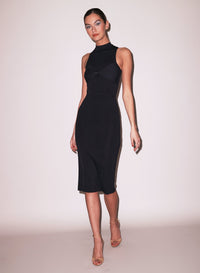 Sleek Jersey Knot Dress