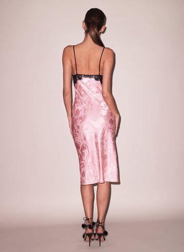 Starburst paisley jacquard - Butterfly Jacquard Slip Dress | Fleur du Mal - DEMO