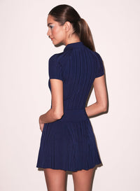 Rib Flared Skirt