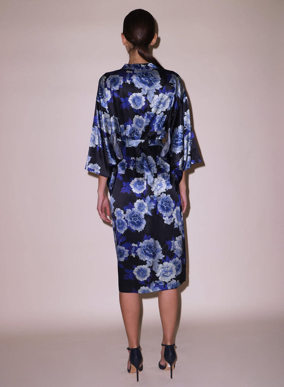 Tokyo rose - Unisex Silk Kimono | Fleur du Mal - DEMO