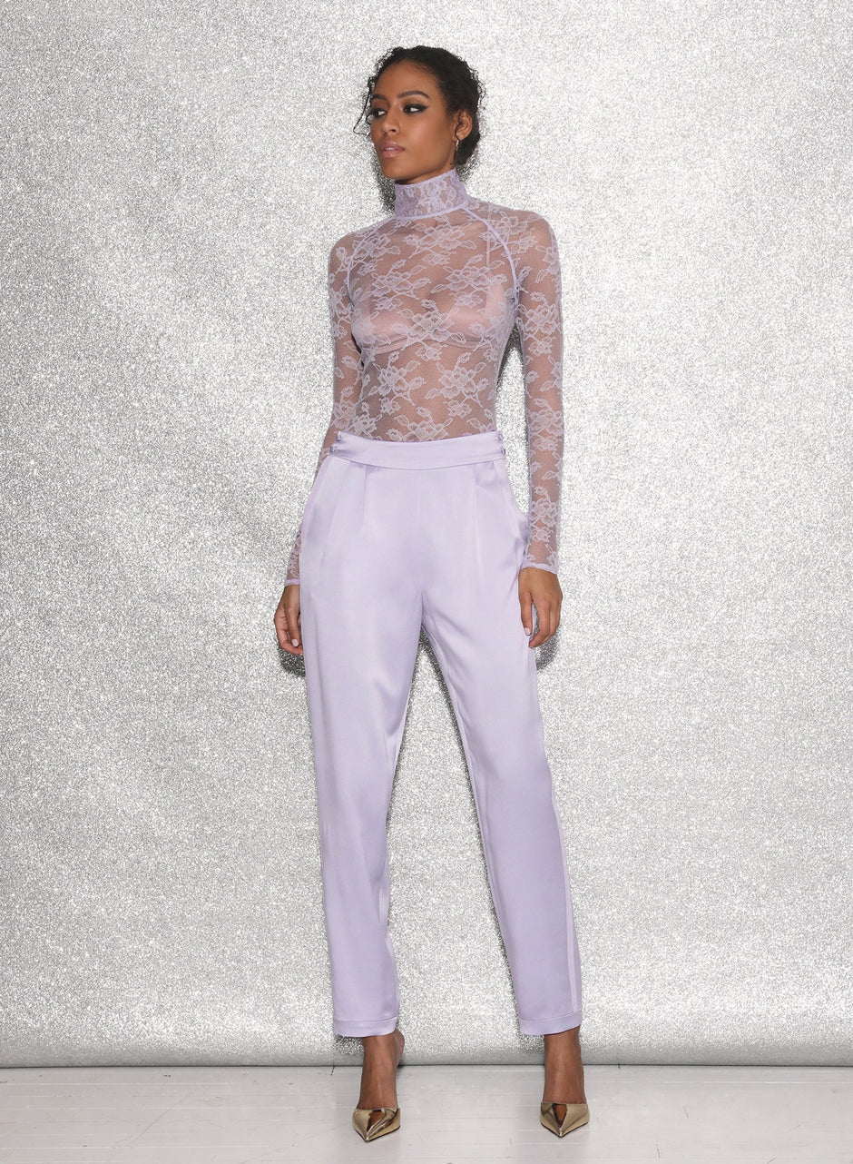 Thistle - Pleated Tuxedo Pant | Fleur du Mal - DEMO