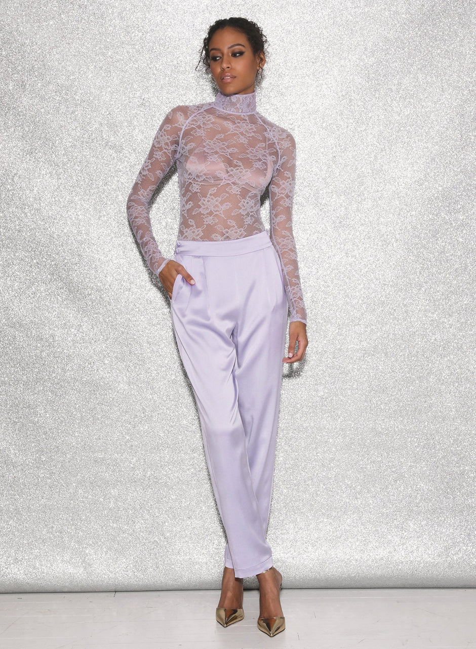 Thistle - Pleated Tuxedo Pant | Fleur du Mal - DEMO