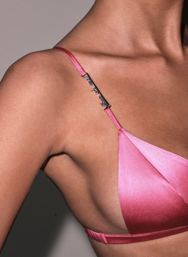 Pink cadillac - Fleur du Luxe Triangle Bra | Fleur du Mal - DEMO