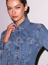 Denim Shirt Dress