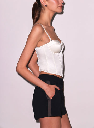 Black - Tuxedo Short | Fleur du Mal - DEMO
