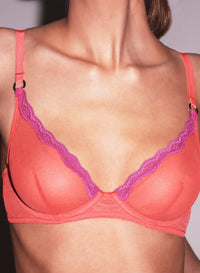 Sheer Tulle Demi Bra
