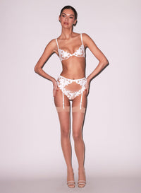Lily Embroidery Hipster Thong