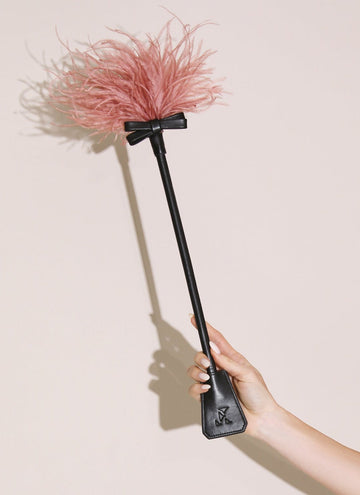 Black - Feather Tickler & Riding Crop | Fleur du Mal - DEMO