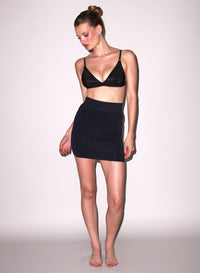 Micro Jersey Slip Skirt