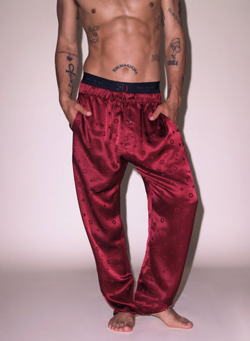 Barolo - Silk Jacquard PJ Pant | Fleur du Mal - DEMO
