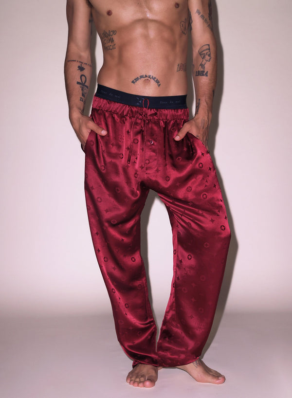 Barolo - Silk Jacquard PJ Pant | Fleur du Mal - DEMO
