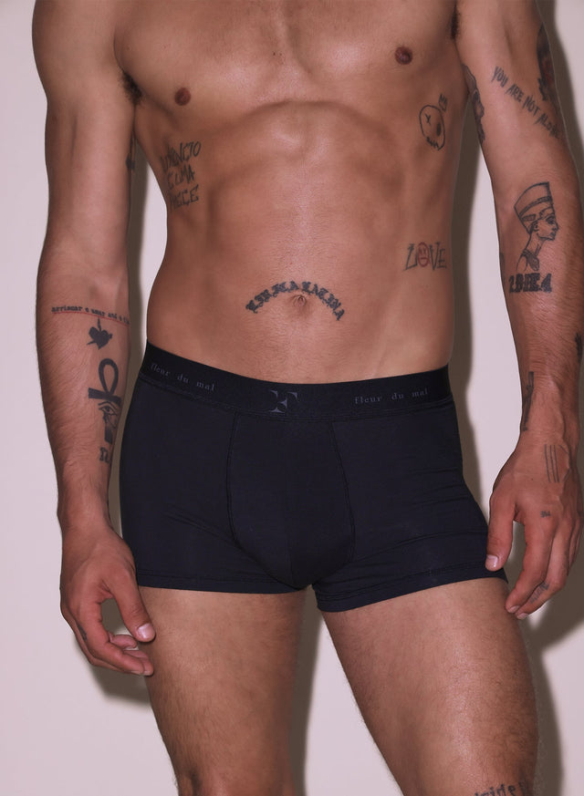 Black - Men&#39;s Boxer Brief | Fleur du Mal - DEMO