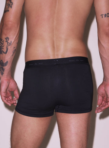 Black - Men's Boxer Brief | Fleur du Mal - DEMO