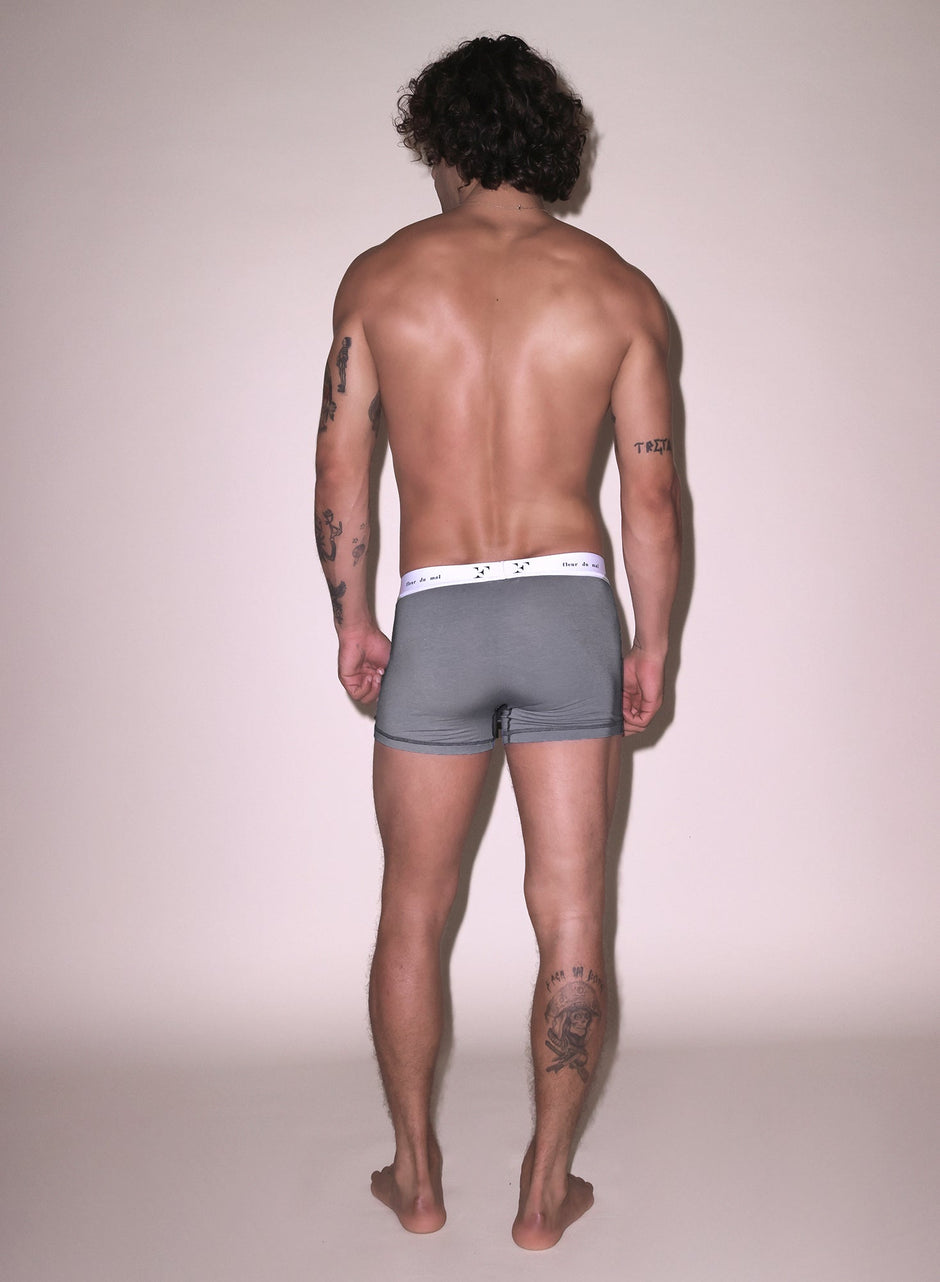 Heather grey - Men&#39;s Boxer Brief | Fleur du Mal - DEMO