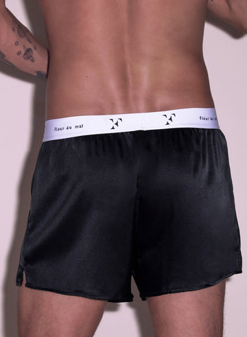 Black - Unisex Boxer Short | Fleur du Mal - DEMO
