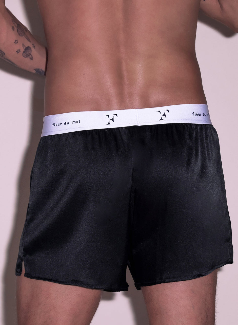 Black - Unisex Boxer Short | Fleur du Mal - DEMO