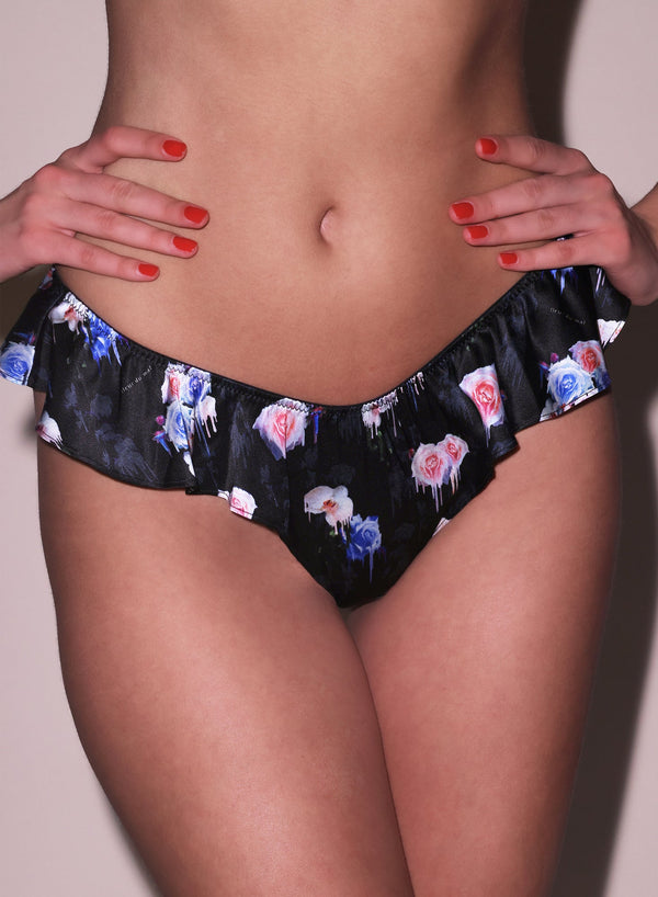 Dripping flowers - Luxe Flutter Panty | Fleur du Mal - DEMO