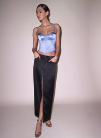 Silk Maxi Skirt