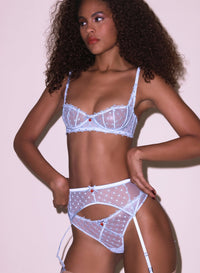 Love Lock Embroidery Thong