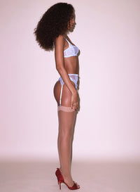 Love Lock Embroidery Garter Belt