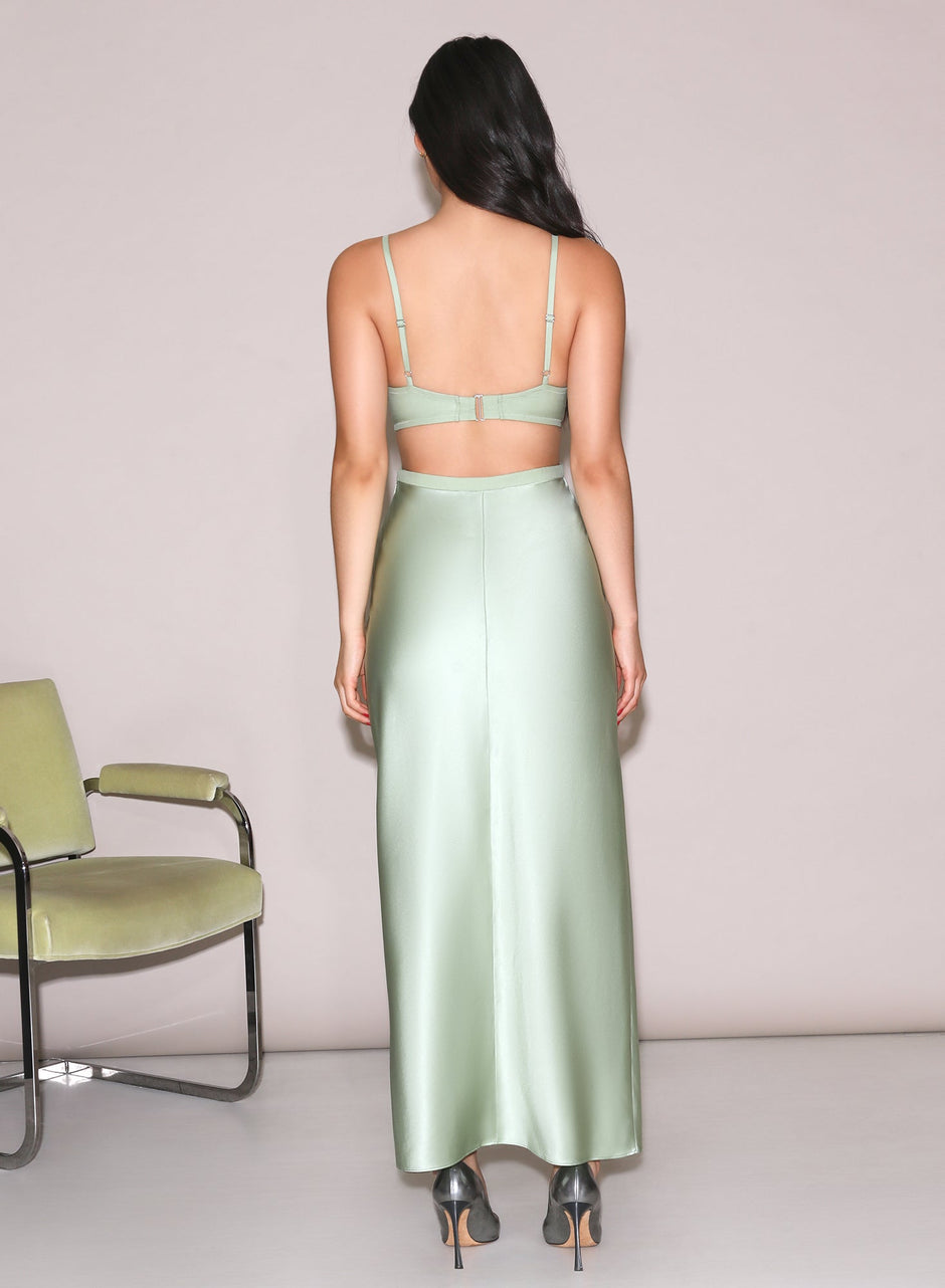 Matcha - Lola Dress | Fleur du Mal - DEMO