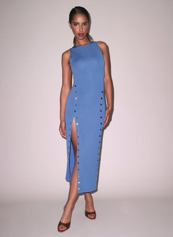 Dusk blue - Undo Me Racer Dress | Fleur du Mal - DEMO