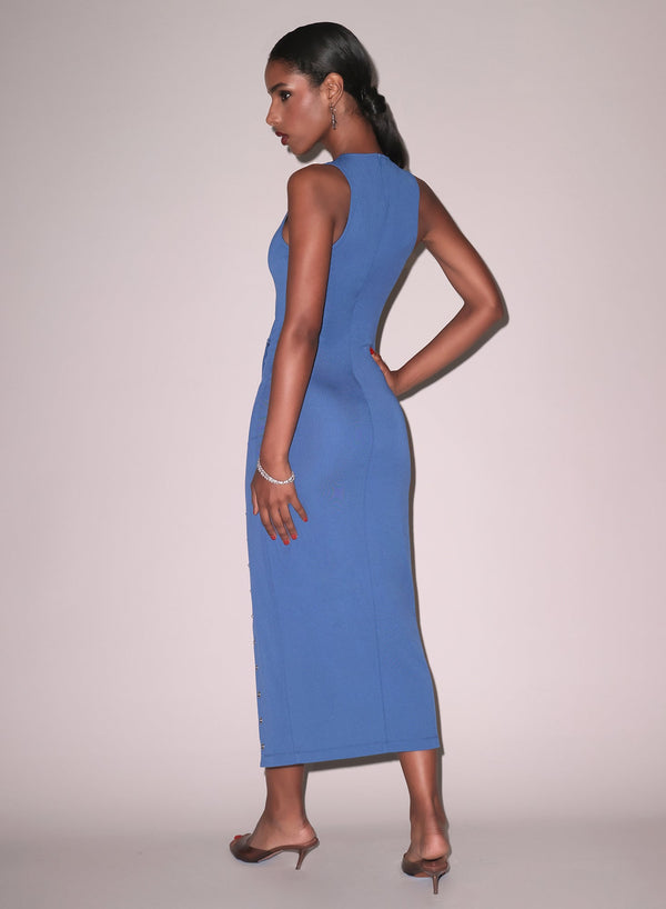 Dusk blue - Undo Me Racer Dress | Fleur du Mal - DEMO