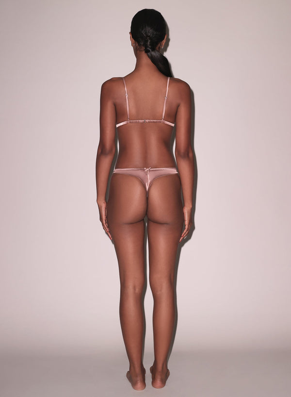 Tan - Luxe Thong | Fleur du Mal - DEMO