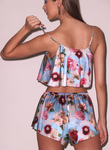 Dreamy floral print - Luxe Flutter Cami | Fleur du Mal - DEMO