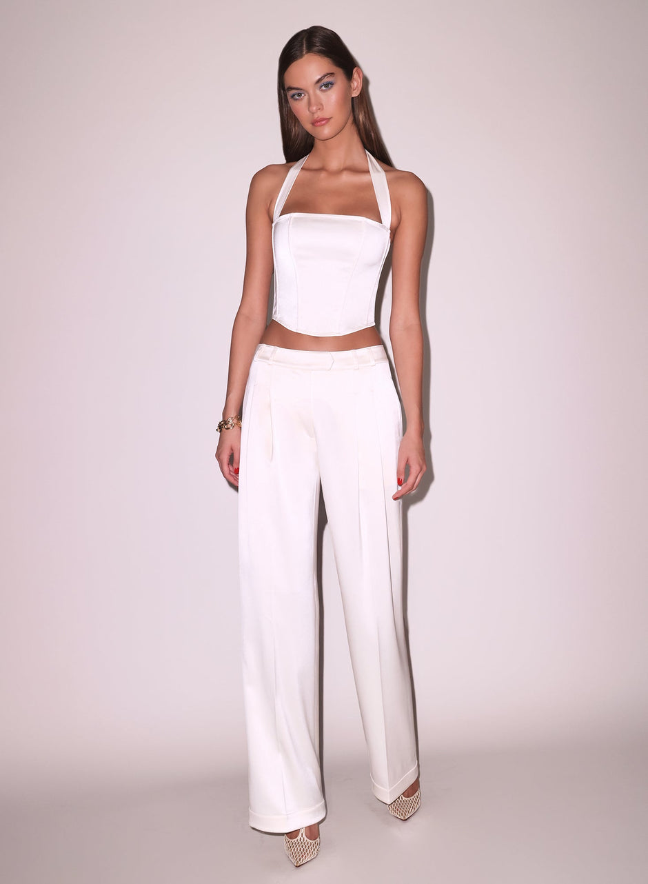 Vanilla - Satin Trouser | Fleur du Mal - DEMO
