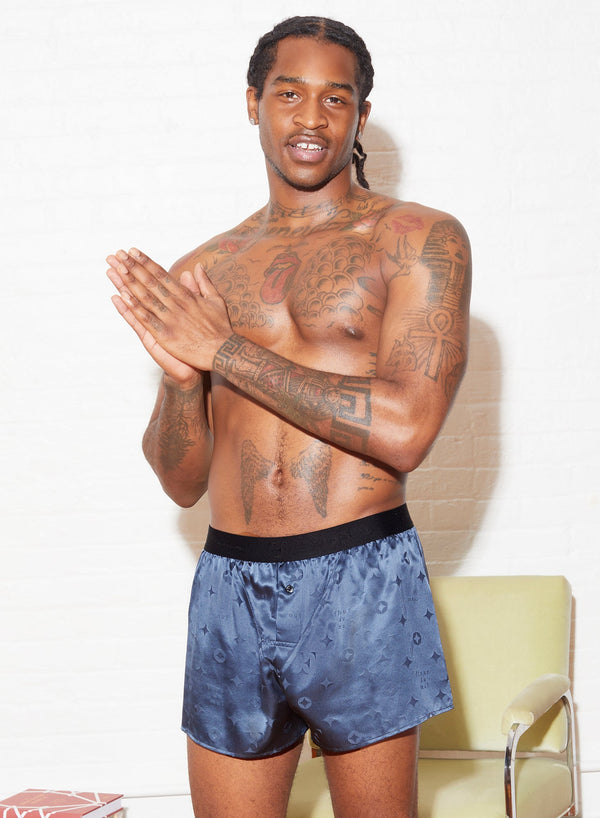 Deep slate - Unisex Boxer Short | Fleur du Mal - DEMO