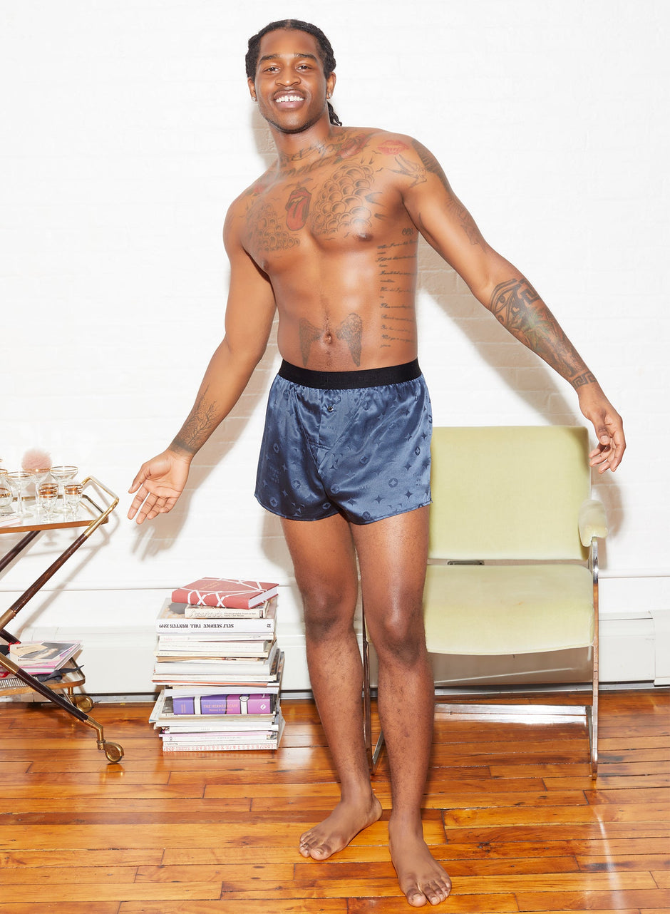 Deep slate - Unisex Boxer Short | Fleur du Mal - DEMO