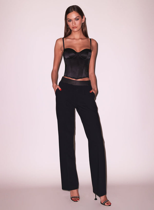 Black - Hamptons Bustier | Fleur du Mal - DEMO