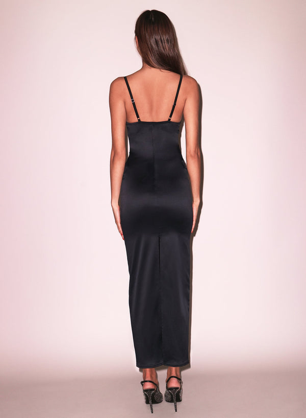 Black - Seduce-U Plunge Dress | Fleur du Mal - DEMO