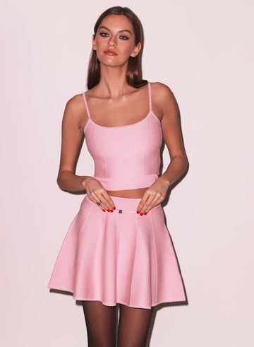 Cherry blossom - Knit Corset Top | Fleur du Mal - DEMO