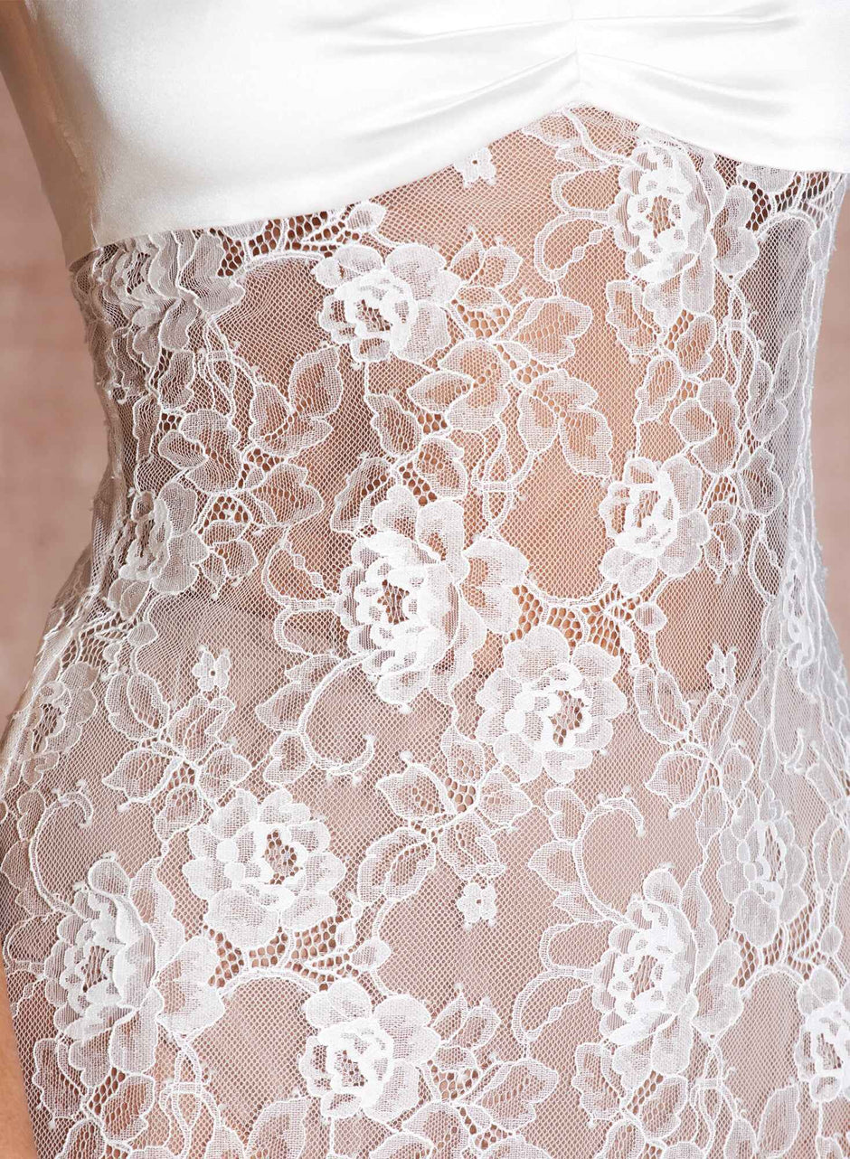 Ivory - Lace Bralette Dress | Fleur du Mal - DEMO