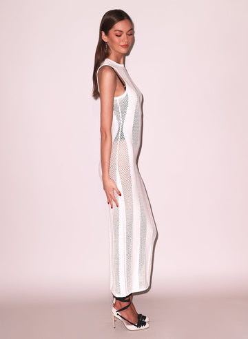 Lait de coco - Simone Maxi Dress | Fleur du Mal - DEMO