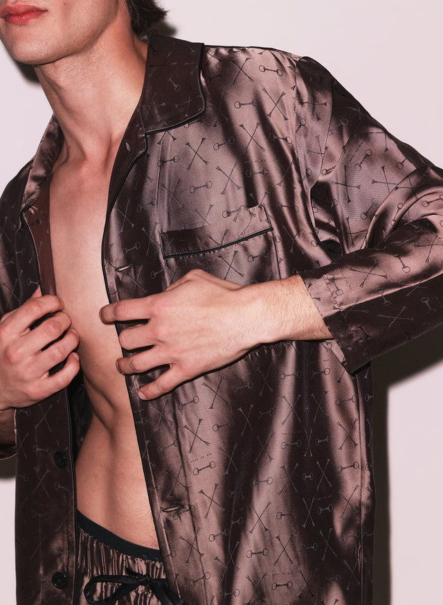 Shroom - Men&#39;s Jacquard PJ Top | Fleur du Mal - DEMO
