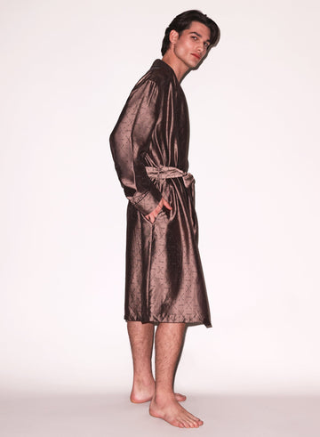 Shroom - Men's Jacquard Robe | Fleur du Mal - DEMO