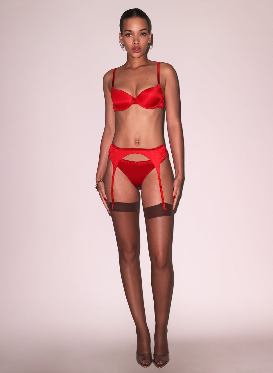 Rouge - Luxe Thong | Fleur du Mal - DEMO