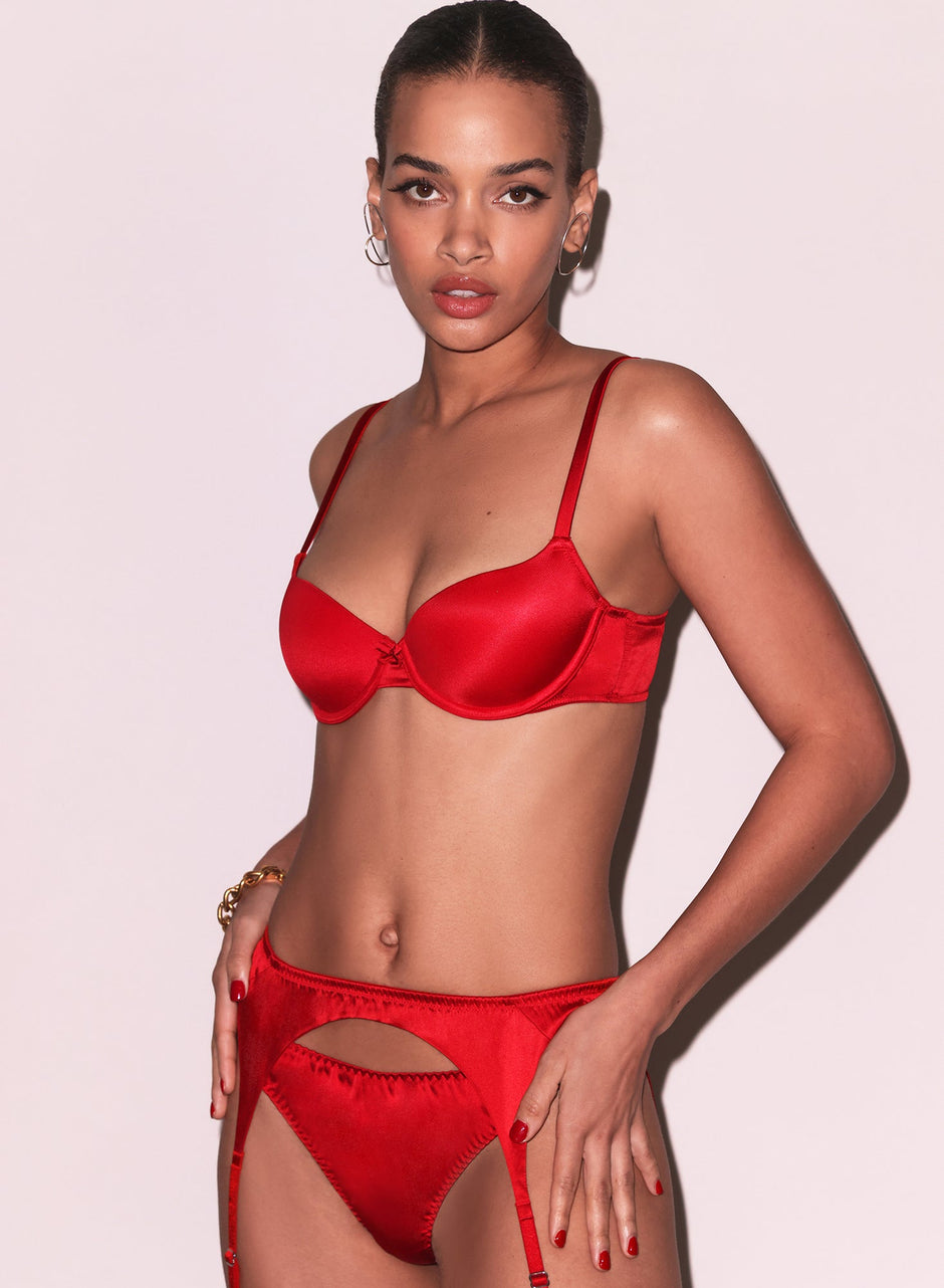 Rouge - Luxe Thong | Fleur du Mal - DEMO