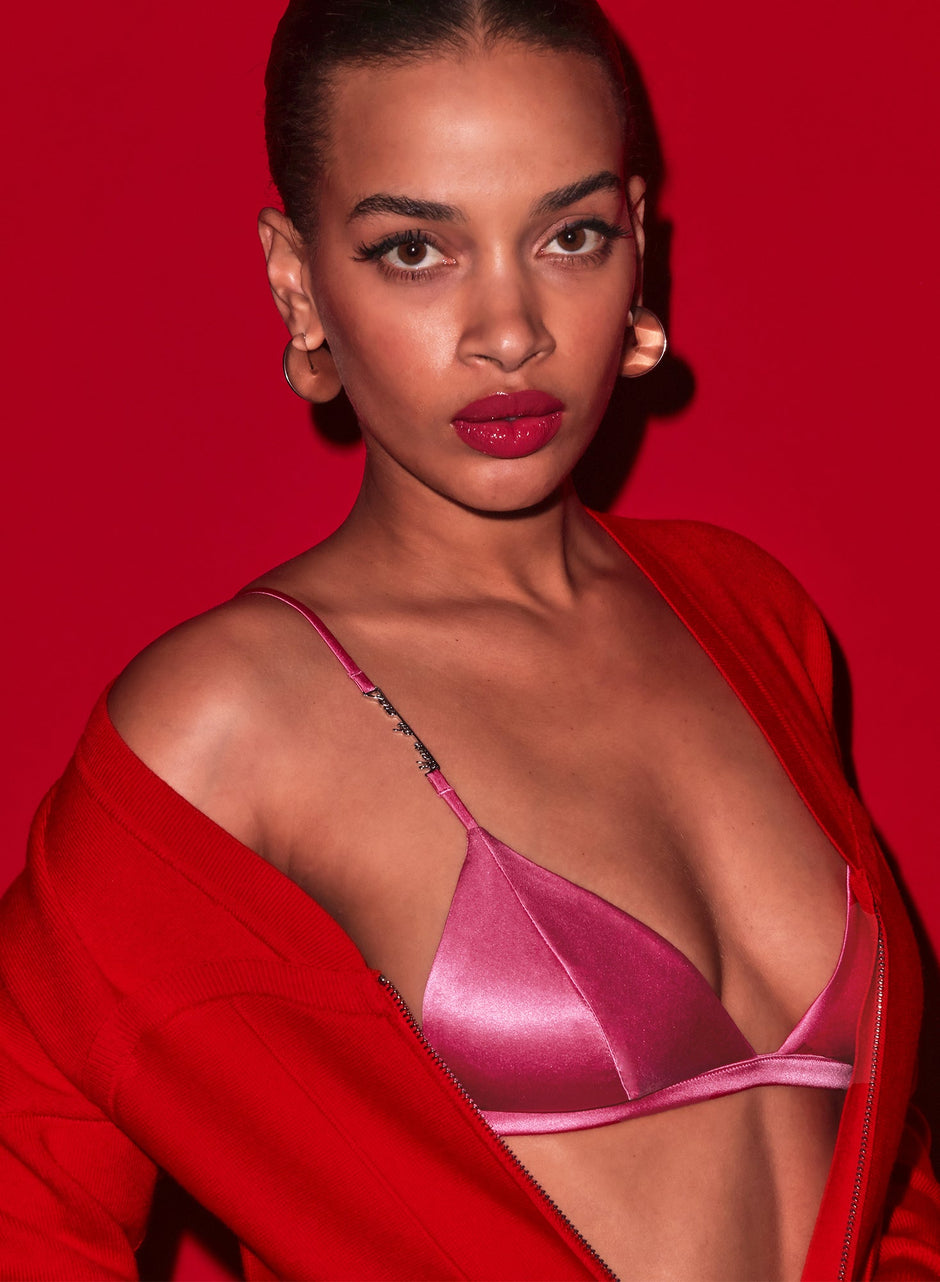 Pink cadillac - Fleur du Luxe Triangle Bra | Fleur du Mal - DEMO