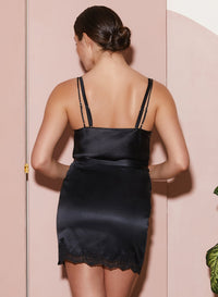 James Lace Slip Skirt