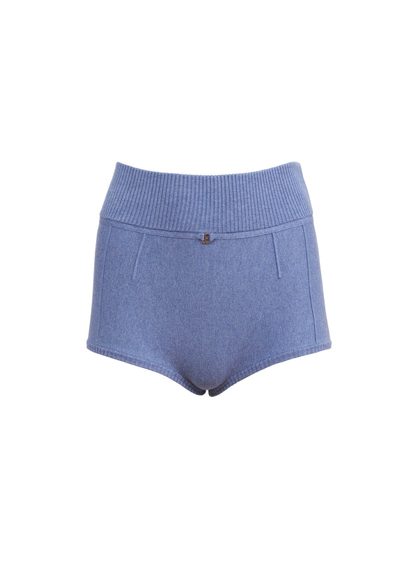 Charcoal blue - Knit Short | Fleur du Mal - DEMO