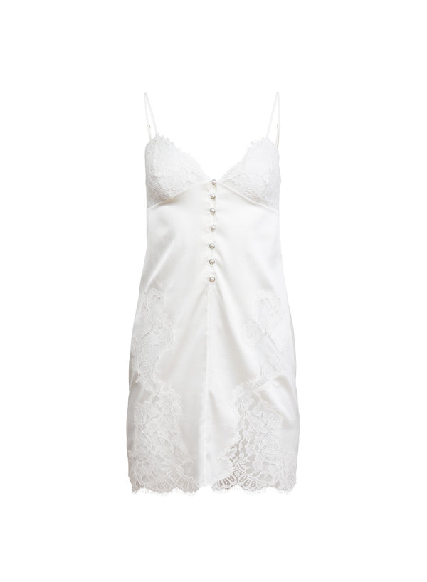 Ivory - Cléo Silk Mini Slip | Fleur du Mal - DEMO