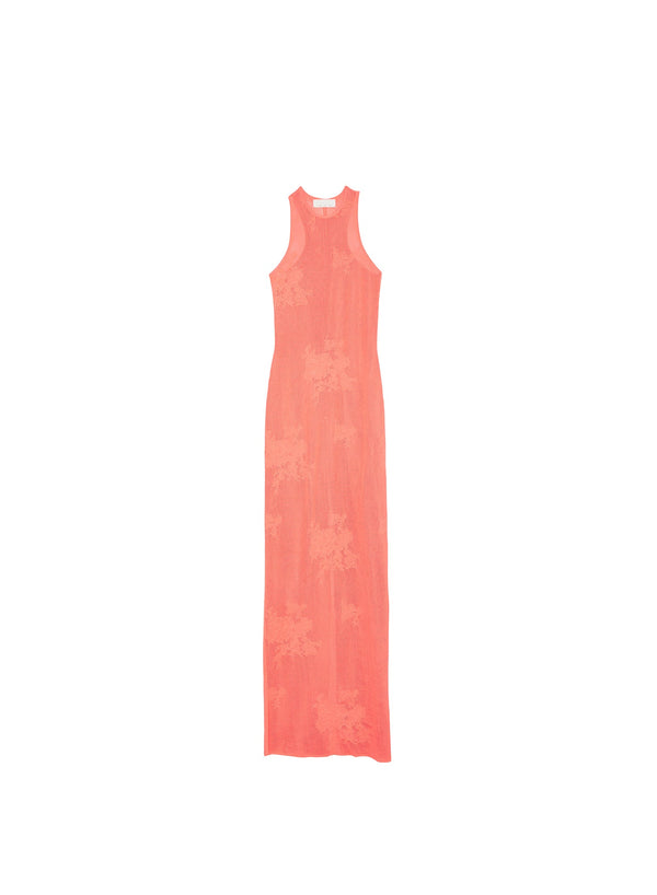 Tangerine - Lace Pointelle Maxi Dress | Fleur du Mal - DEMO
